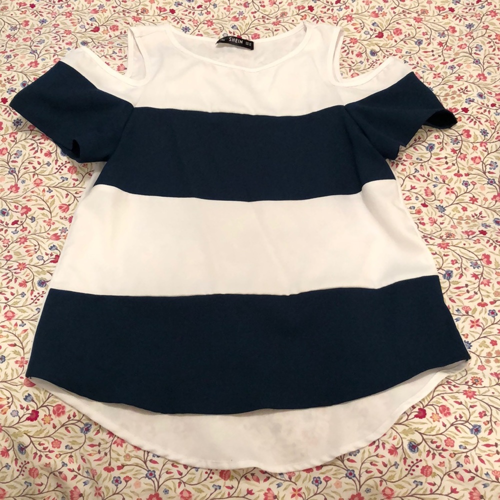 Cold shoulder blouse